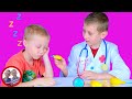 Doctor set toys | Sleepy head ! | Mike and Jake pretend play | Doctor kit  डॉक्टर सेट | العاب دكتور