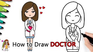 How to Draw Cute Doctor Easy Step by Step