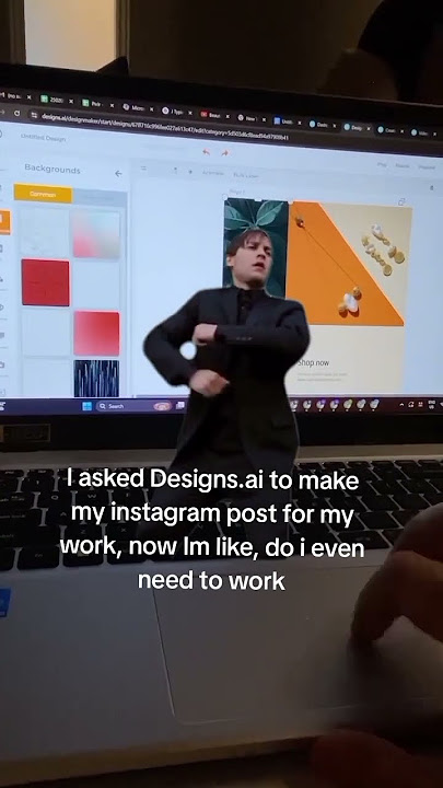 Designs.ai saved me #ai #designmaker #funny #memes