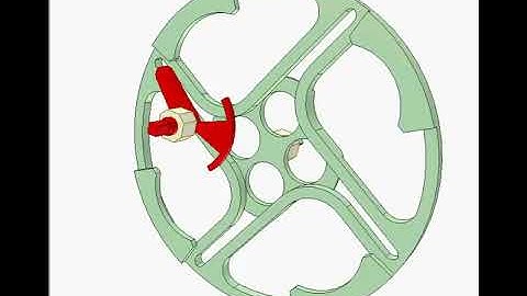 Internal Geneva mechanism 4480p | Mechanical Design Concepts And Mechanisms