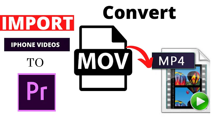 IMPORT MOV FILES IN PREMIERE PRO || Convert MOV files to MP4