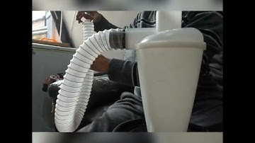 Simple cyclone dust collection