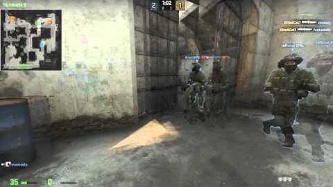 ESEA knife round 1v5