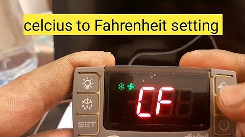 dixell xr70cx celcius to Fahrenheit