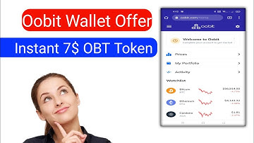 Oobit Wallet Offer. Reward 7$ OBT Token. Don