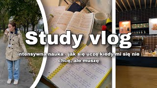 Study vlog✨ | intensywna nauka | jak się uczę kiedy mi się nie chcę, ale muszę 📚🫶🏻