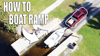 How To Back Your Boat Down a Ramp *2 WAYS* Launch The RIGHT Way