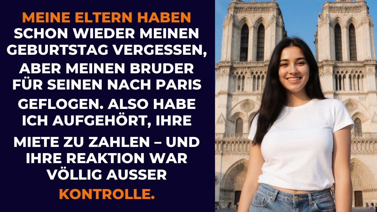 Meine Eltern haben schon wieder meinen Geburtstag vergessen, aber meinen Bruder für seinen nach...