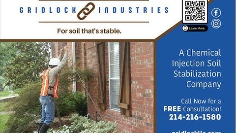 Soil Stabilization by Chemical injection with Gridlock Industries