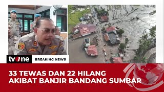 Korban Tewas Banjir Bandang di Sumbar Bertambah | Breaking News tvOne