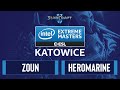 SC2 - Zoun vs. HeRoMaRinE - IEM Katowice 2020 - Group A