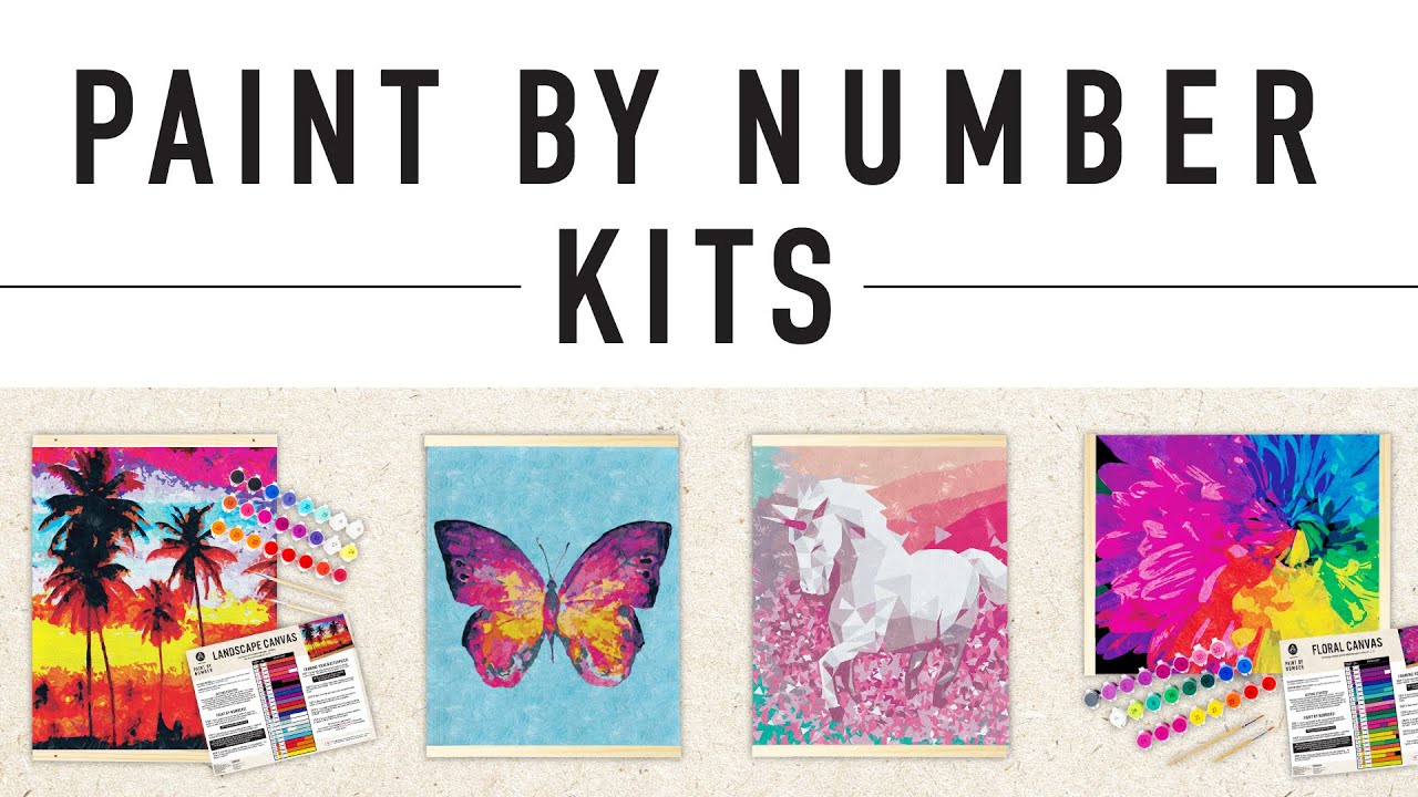 How To Paint, Frame, & Display Paint By Number Kits