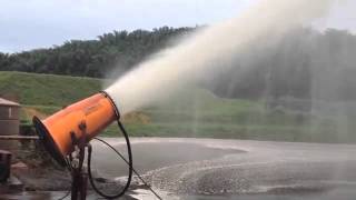 COLDmist super polecat evaporators removing excess water from tailings dam in Malaysia