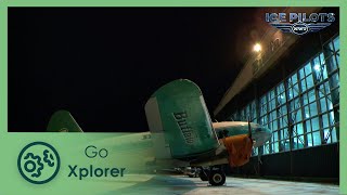 Antique snowplane  Ice Pilots NWT S05E03  Go Xplorer