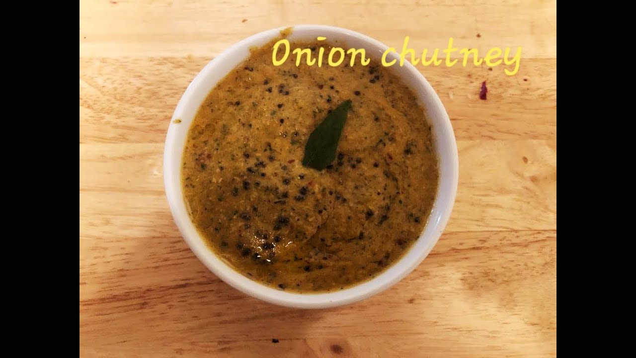 onion chutneyside dish for idli dosamy style onion chutney YouTube