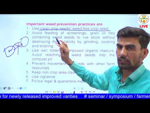 AGRON 313 Lecture 8 Principles of Weed Management  An Introduction