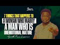 7 Things that happens to a woman who marry a man who is unemotional mature || Apostle Femi Lazarus