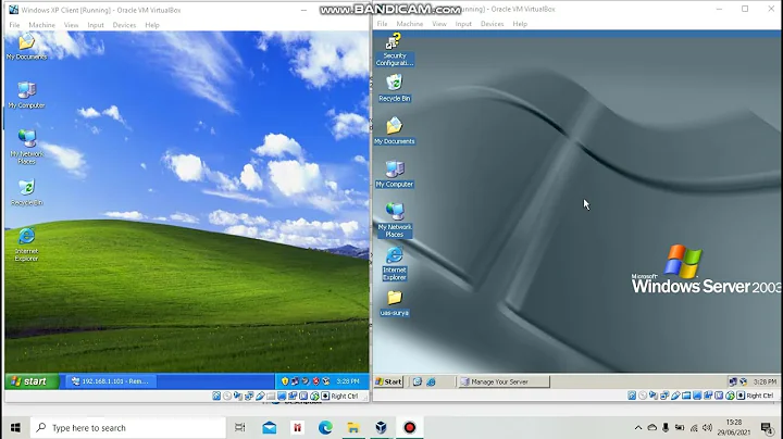 Konfigurasi Remote Desktop WindowsXP Client dan Windows Server 2003