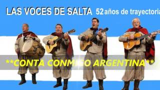 HOLA PATRIA- CHAMAME CANCION- LAS VOCES DE SALTA-ARGENTINA-INA-