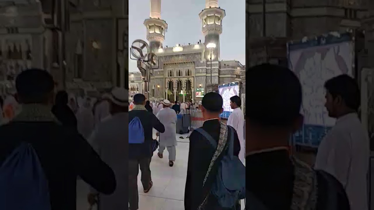 Shalat Maghrib di Masjidil Haram Makkah - YouTube