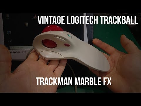 Logitech TrackMan Marble FX Trackball (vintage PC mouse alternative)