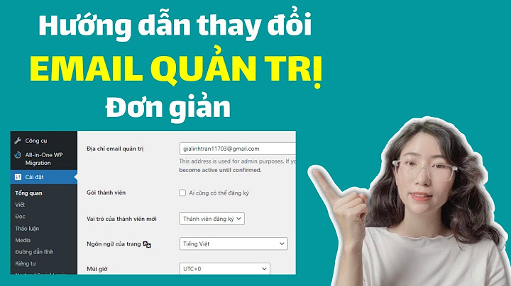 Email quản trị wordpress