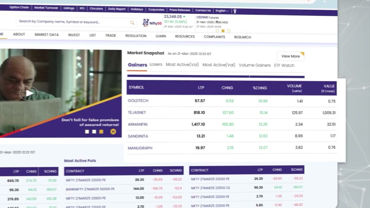 New Look, Better Experience – Explore the NSE India Website Today!