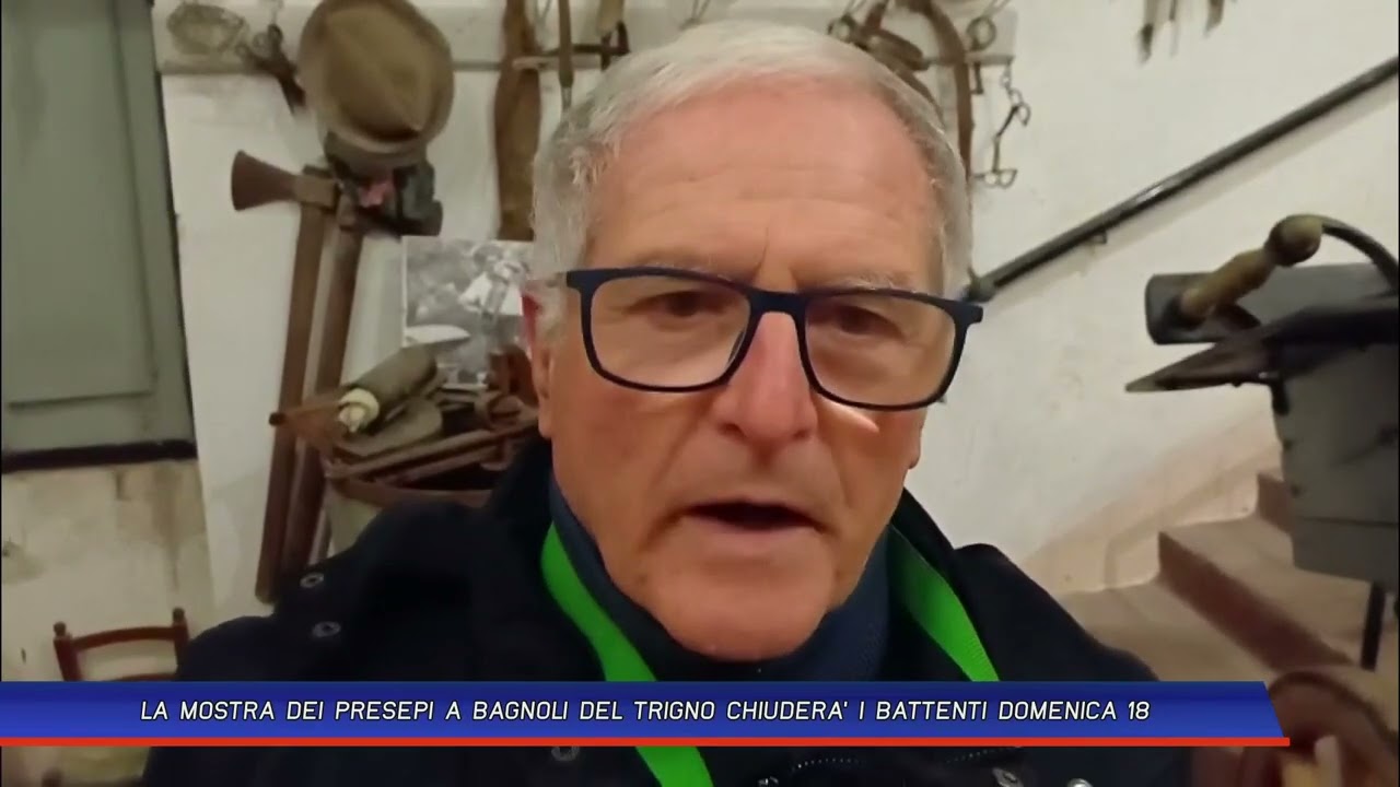 LA MOSTRA DEI PRESEPI A BAGNOLI DEL TRIGNO CHIUDERA' I BATTENTI DOMENICA 18