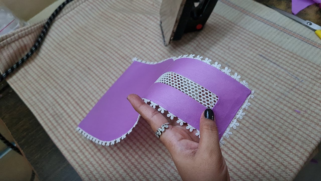 Join Lace Aur Kinari Wali Lace Se Neck Design | Joint Lace Neck Design | Jaali Wali Lace Se Neck