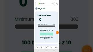 Digicoinz App New Bug or Digi CoinZ App Real Or Fake? #short#paytmcash screenshot 1