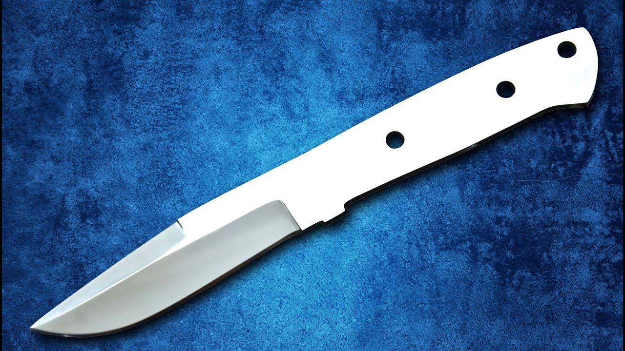 Camping Hunting Knife D2 Tool Steel Mirror Polished Blank Blade