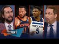 Anthony Edwards &amp; Jalen Brunson descend Nick&#39;s latest King of the Hill | NBA | FIRST THINGS FIRST