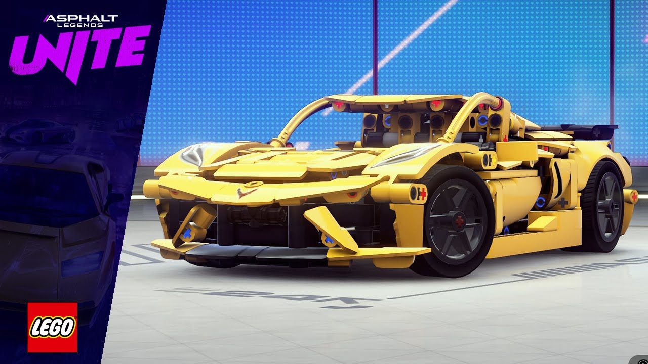 【ARS10】トゥーン・ヂェミナイ・エルフ ウルトラ ペガサスJクロフォード編 Asphalt Legends Unite - Lego Technic Chevrolet Corvette Stingray
