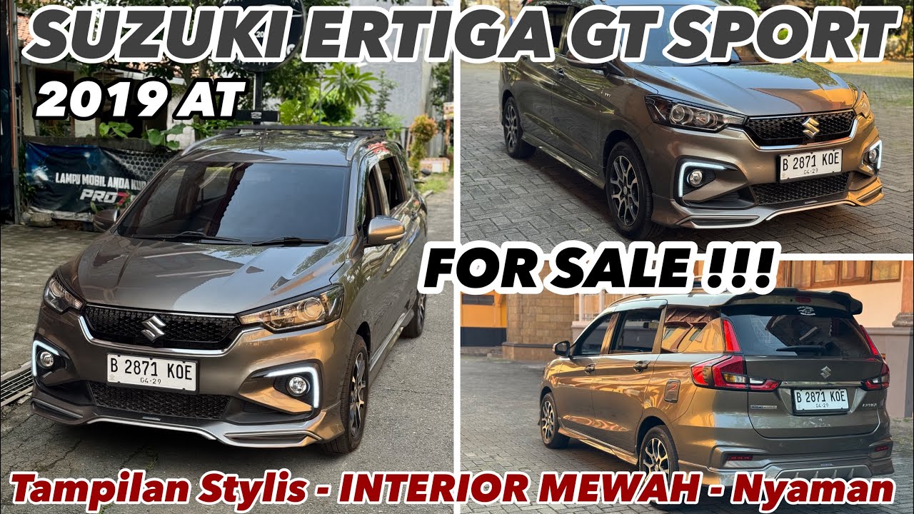 SUZUKI ERTIGA GT SPORT 2019 AT TAMPILAN STYLIS Elegant #jualmobilbekas #mpv #mobilio #avanza #xenia