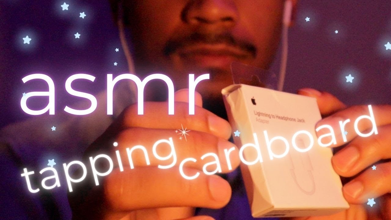 ASMR Cardboard 📦👕Tapping/Scratching w Fabric Sounds!