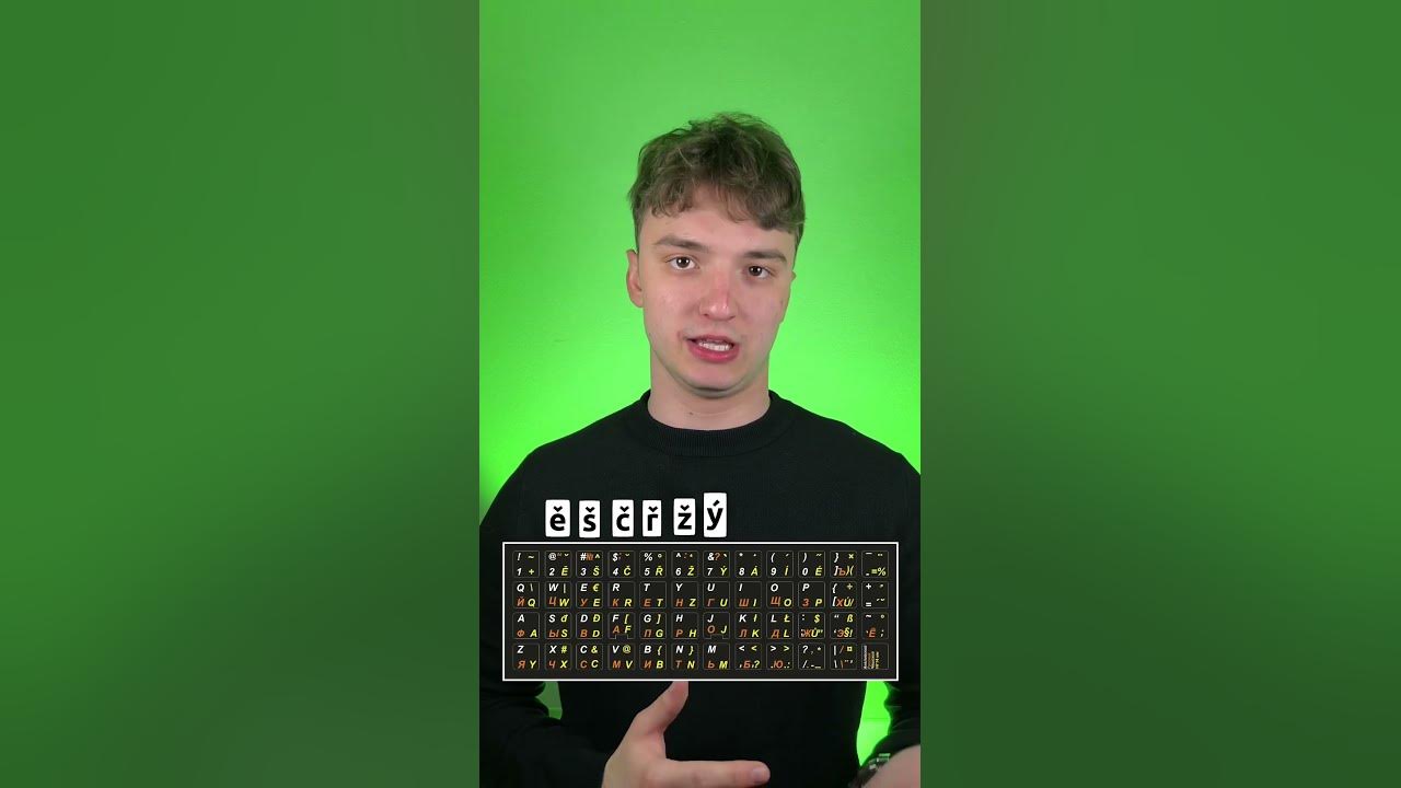 Чешская клавиатура - YouTube