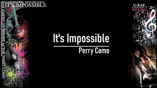 It's Impossible - Perry Como | Karaoke ♫
