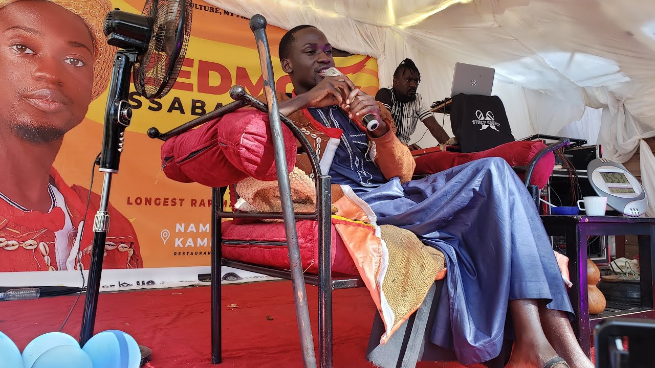 Happening Now; The Longest Rapper has broken the World Record of ...