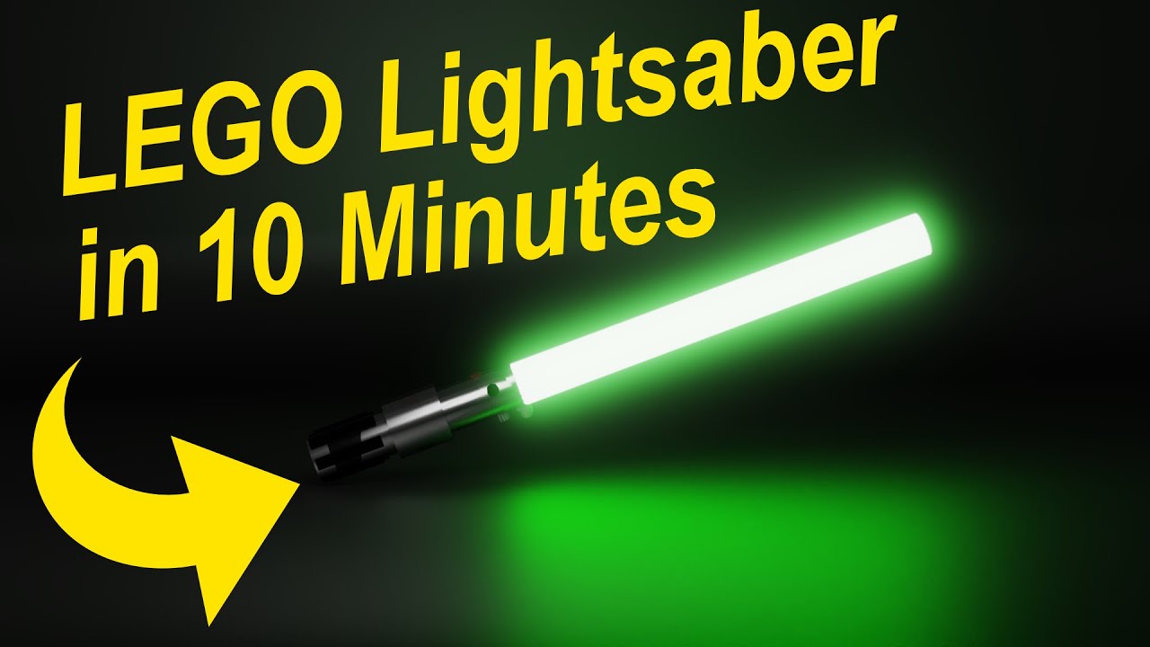 How to Make Lego Lightsaber Effect in Blender | Blender Tutorial - YouTube