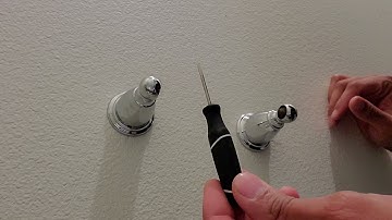 Removing a toilet paper holder that doesn