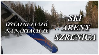 DO KOŃCA!!! OSTATNI zjazd "PROFESJONALNEGO" narciarza ze SKI ARENY SZRENICA (21.01.2024)