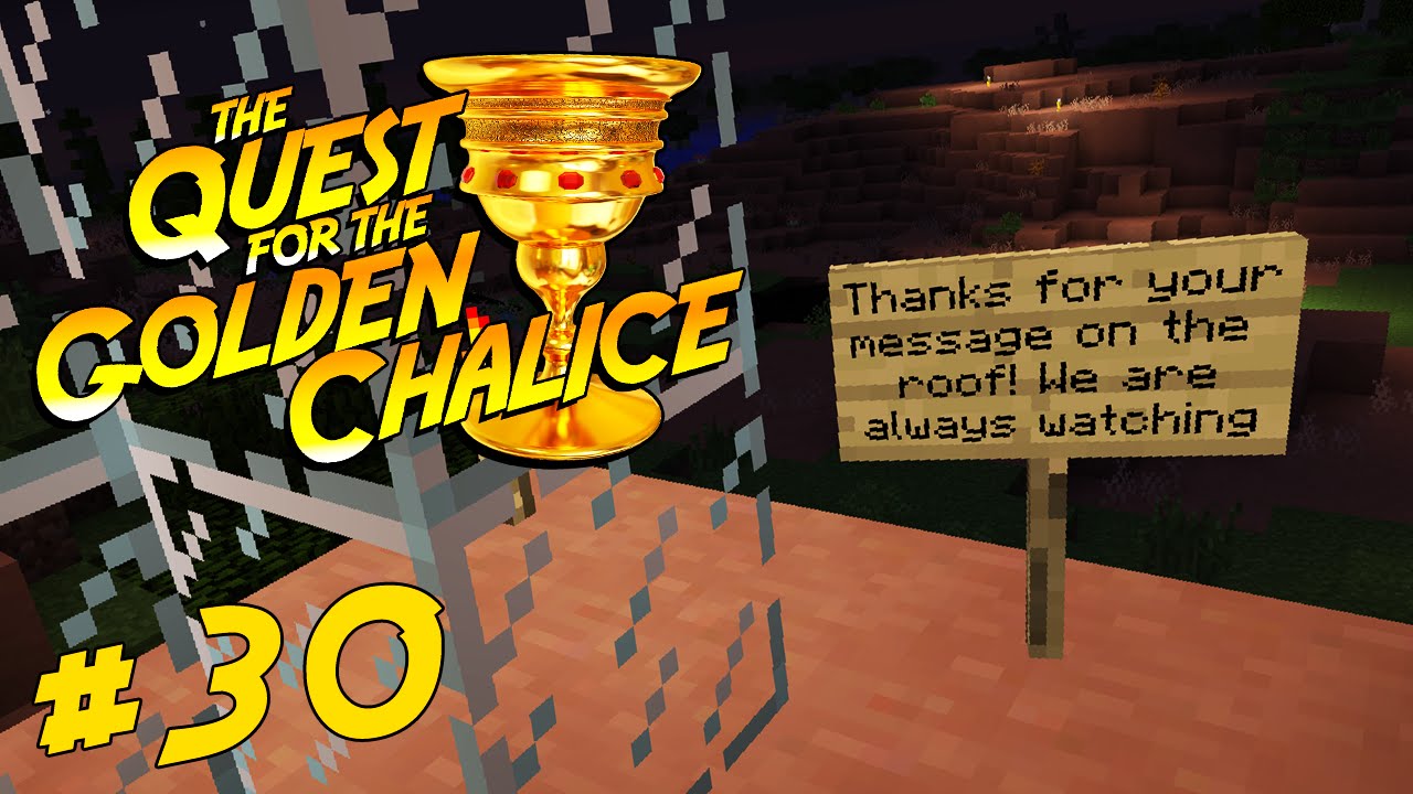 Minecraft - QUEST FOR THE GOLDEN CHALICE [30] - ALIENS ARE WATCHING ...