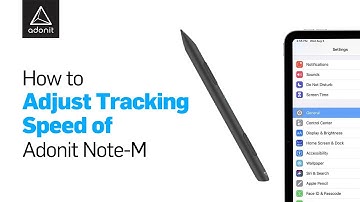 How to adjust Tracking speed of Adonit NOTE-M mouse stylus | Quick & Easy