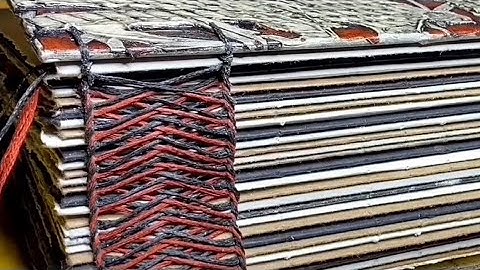 How to Celtic Weave Bookbinding - Part 2, Step by Step - Final Sections and Cover