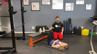 Elevated Glute Bridge Isometric (Iso) Hold