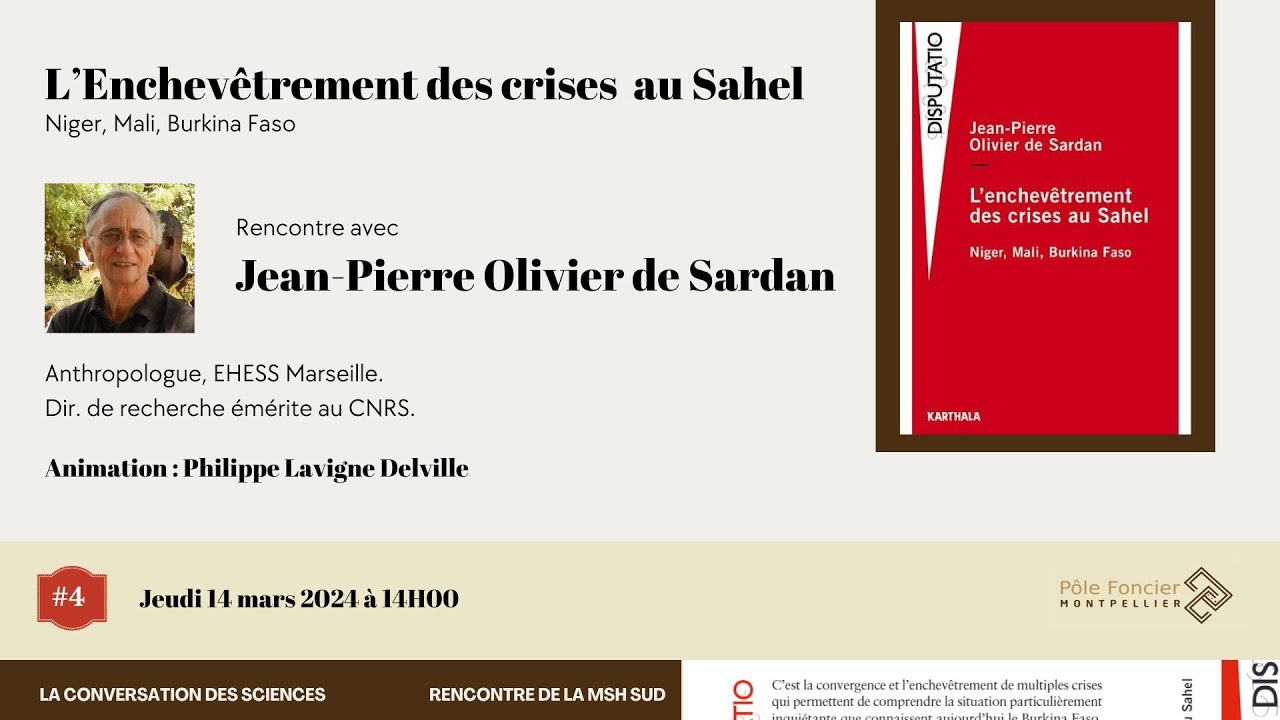 Conversation des Sciences de la MSH SUD #4 - avec Jean-Pierre Olivier de Sardan