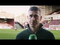 Motherwell 1 Hibernian 1 | Nick Montgomery's Reaction | cinch Premiership
