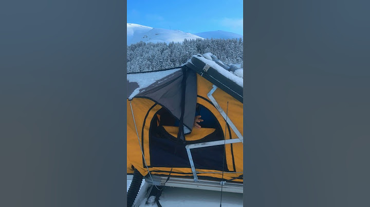 Dacia Duster ile Kış Kampı! ❄️ Araç Üstü Çadır + Webasto Konforu 🔥