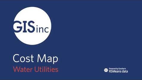 GISinc Cost Map-Water Utilities Demo