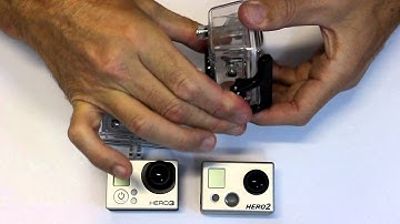 Can I fit the GoPro HERO3 latch on the Hero2 housing? - and Vice Versa?